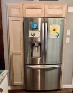 custom pantry built in, painted poplar